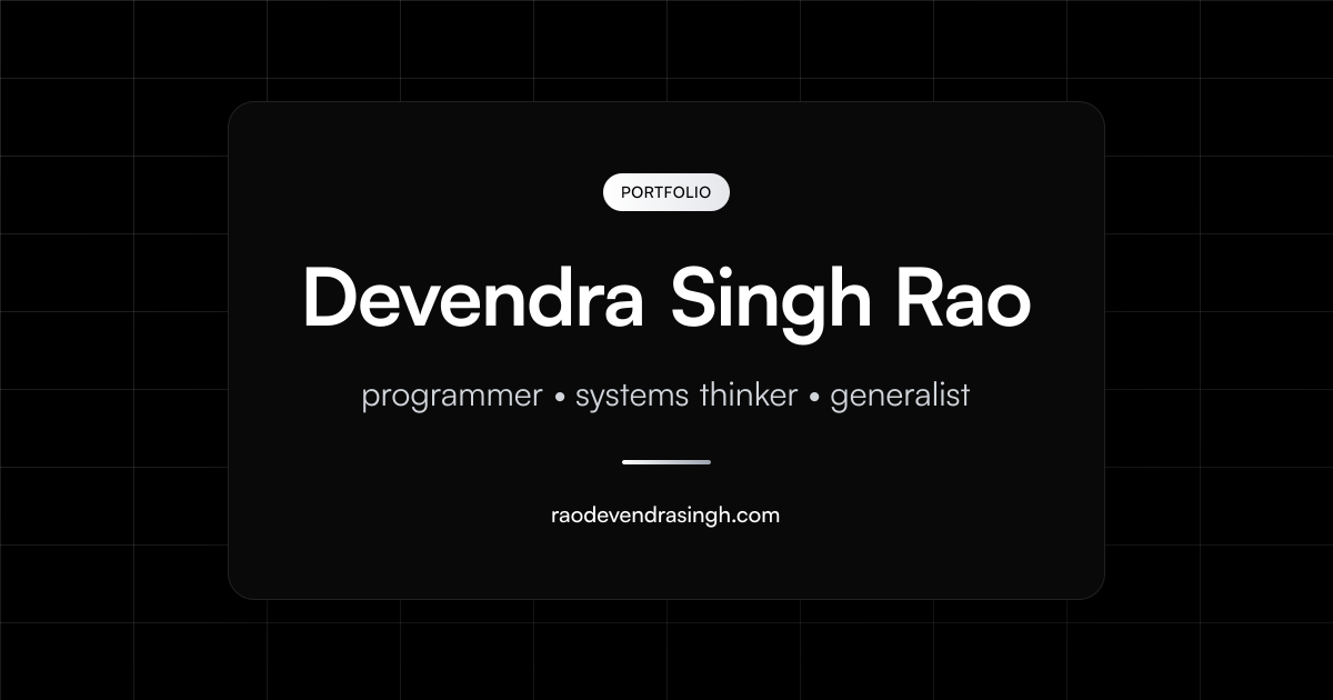 Devendra Singh Rao